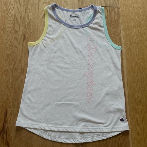 NWT  CHAMPION RACERBACK WHITE TANK - L - Picture 7 of 15
